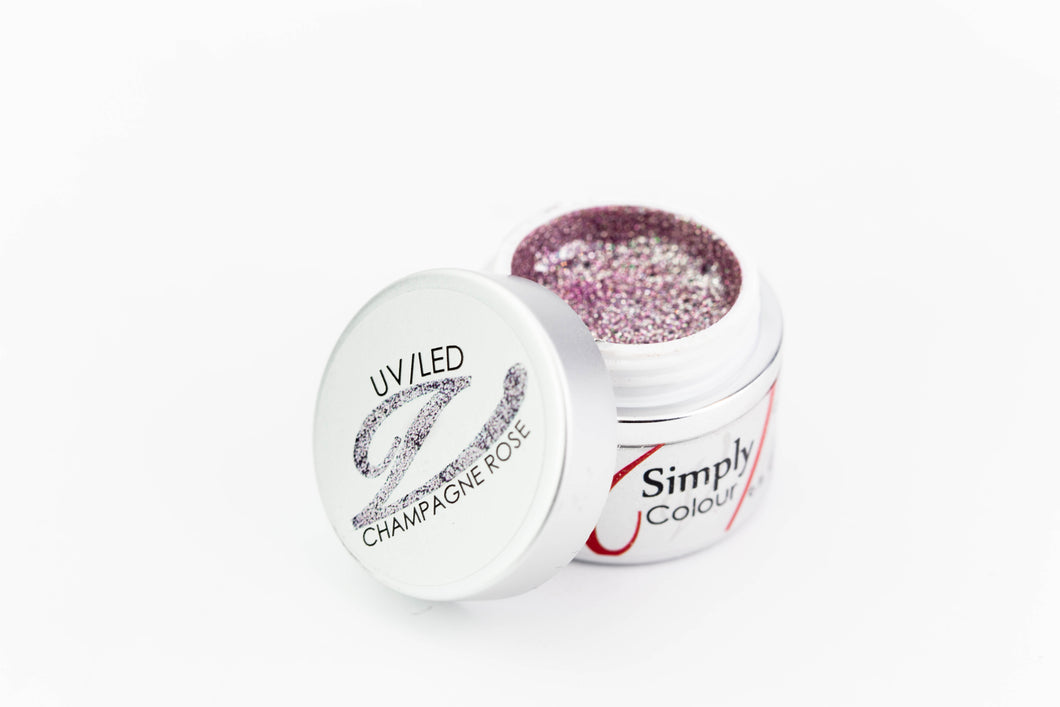 SIMPLY Specialty Glitter Gel - Champagne Rose