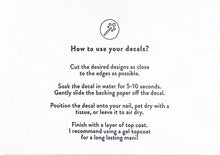 Load image into Gallery viewer, ODINE NAIL DECALS-DELFT BLUE

