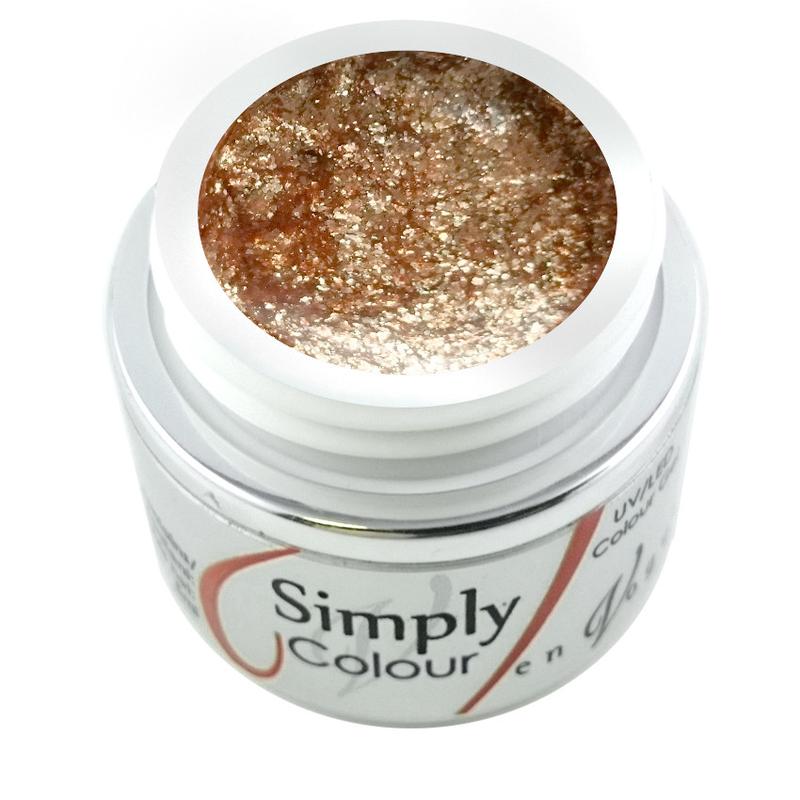 SIMPLY Specialty Glitter Gel - Caramel Kisses